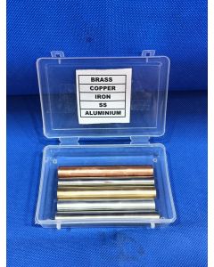 STUD PENCIL ( SET OF 5 ) ( BRASS, COPPER, IRON, SS & ALUMINIUM ) - For cut / extension & enhance energy of the element ( 3 Inch x 10 mm ) ( 210 Gram )