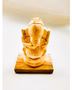 Natural Tella Jilledu Ganapathi - Swetharka Ganesh - Jilledu Ganapathi Size (5x3x7) cms