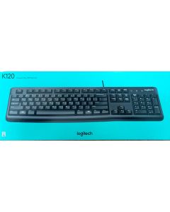 Logitech K120 Plug and Play USB Keyboard Black