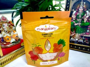 Mangalam Camphor Tablet COMBO (20 g Pouches  X 50 No's)