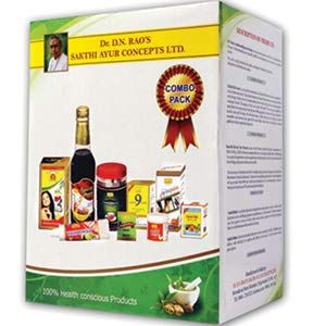 D.N.RAO'S SAKTI Total combo Box (12 Products) Pain Relievers, Digestives, herbal beverages and Cleansers