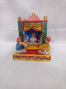 Pelli Mandapam - Traditional Indian Marriage Ceremony Wooden Handcrafted Kondapalli Toys Marriage Set