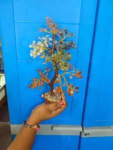VSP VASTU SAMADHAN - 20   (7 - Seven) Chakra Crystal Healing Tree with 300 Beed for Vastu Correction and Enhance Positivity