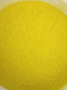 Lemon Yellow Rangoli Colours Floor Arts Ceramic Shining Muggulu