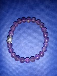 AMETHYST CRYSTAL BRACLET - For Stress Relief & Encourages Inner Strength and Peace (10 mm) (20 Gram)