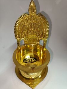 Gajalakshmi Deepam Brass
