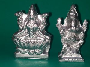 Mercury Parad Laxmi Ganesh Idol Statue