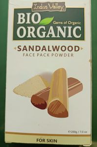 Bio Organic sandalwood Face Powder