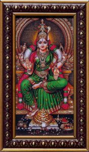 Goddess Bhuvaneswari (Width 4.5 Inch X Height 7.5 Inch)