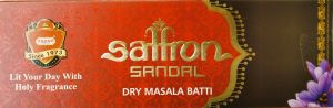 Saffron Sandal Dry Masala Batti (50gm)